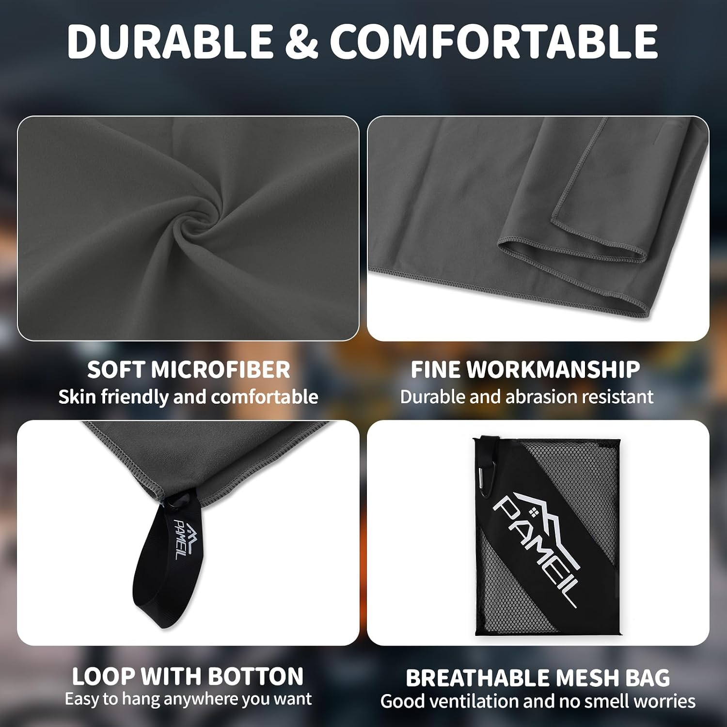 Detalle de Microfibre Towel 3 pack, Quick Dry
