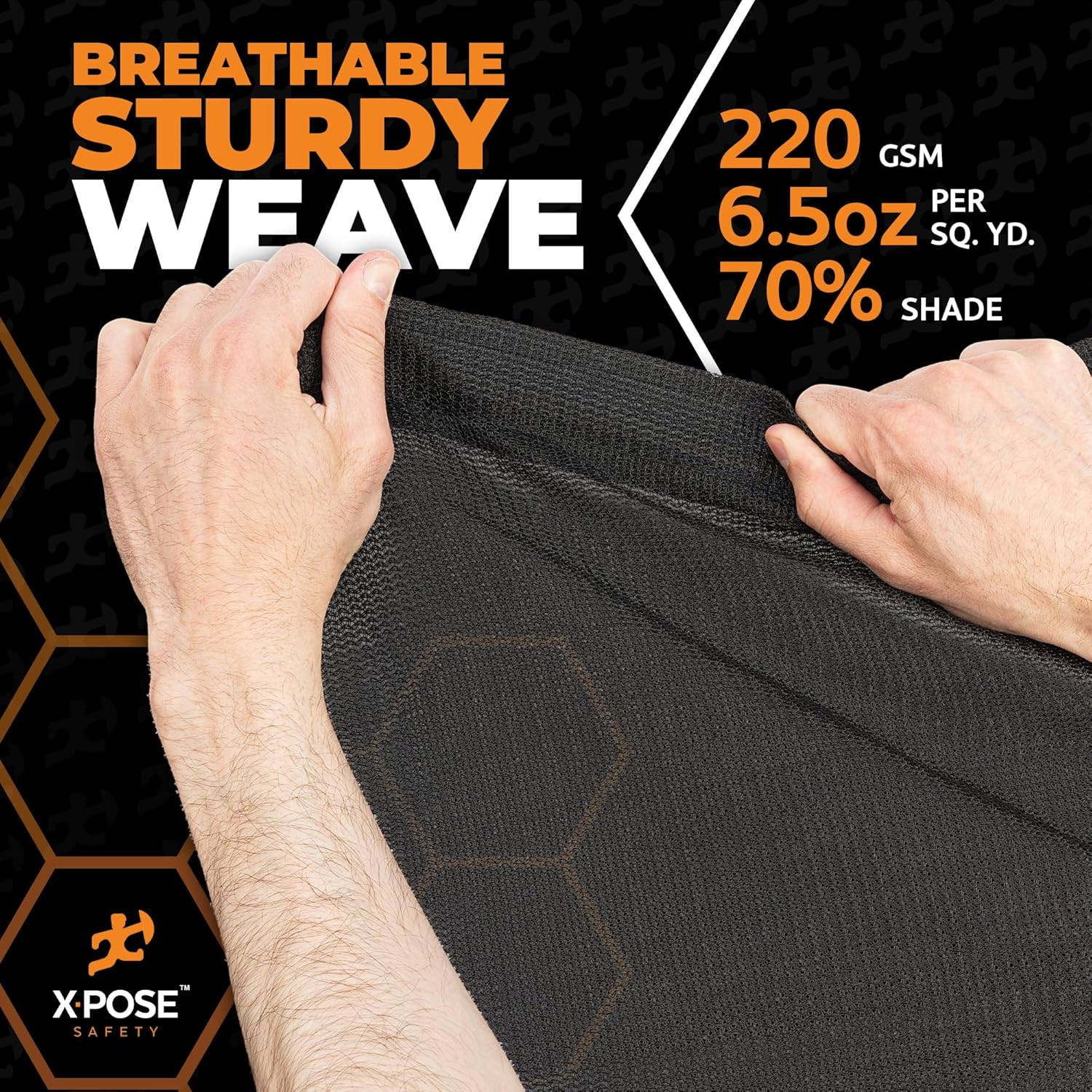 Thumbnail 5 de Xpose Safety Heavy Duty Mesh Tarp – 12’ x 26’ Mesh Cover for Shade, Protection, and More