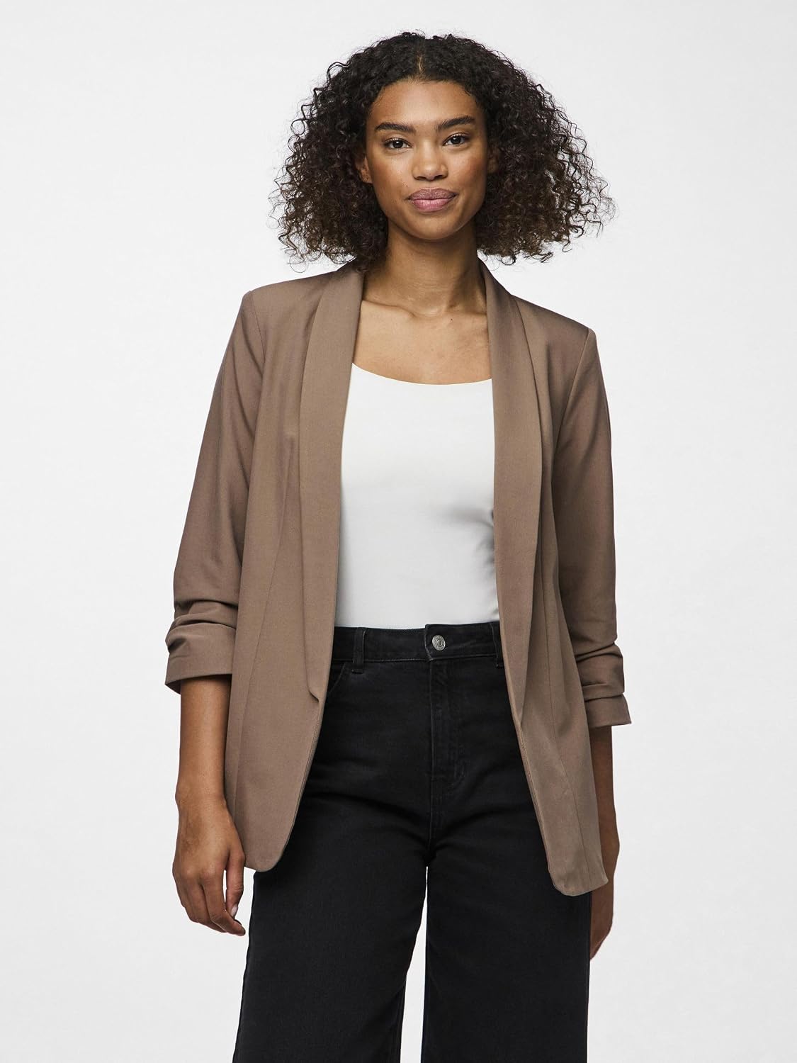 Detalle de PIECES Blazer PCBOSELLA – eleganter 3/4-Ärmel Blazer in regulärer Passform