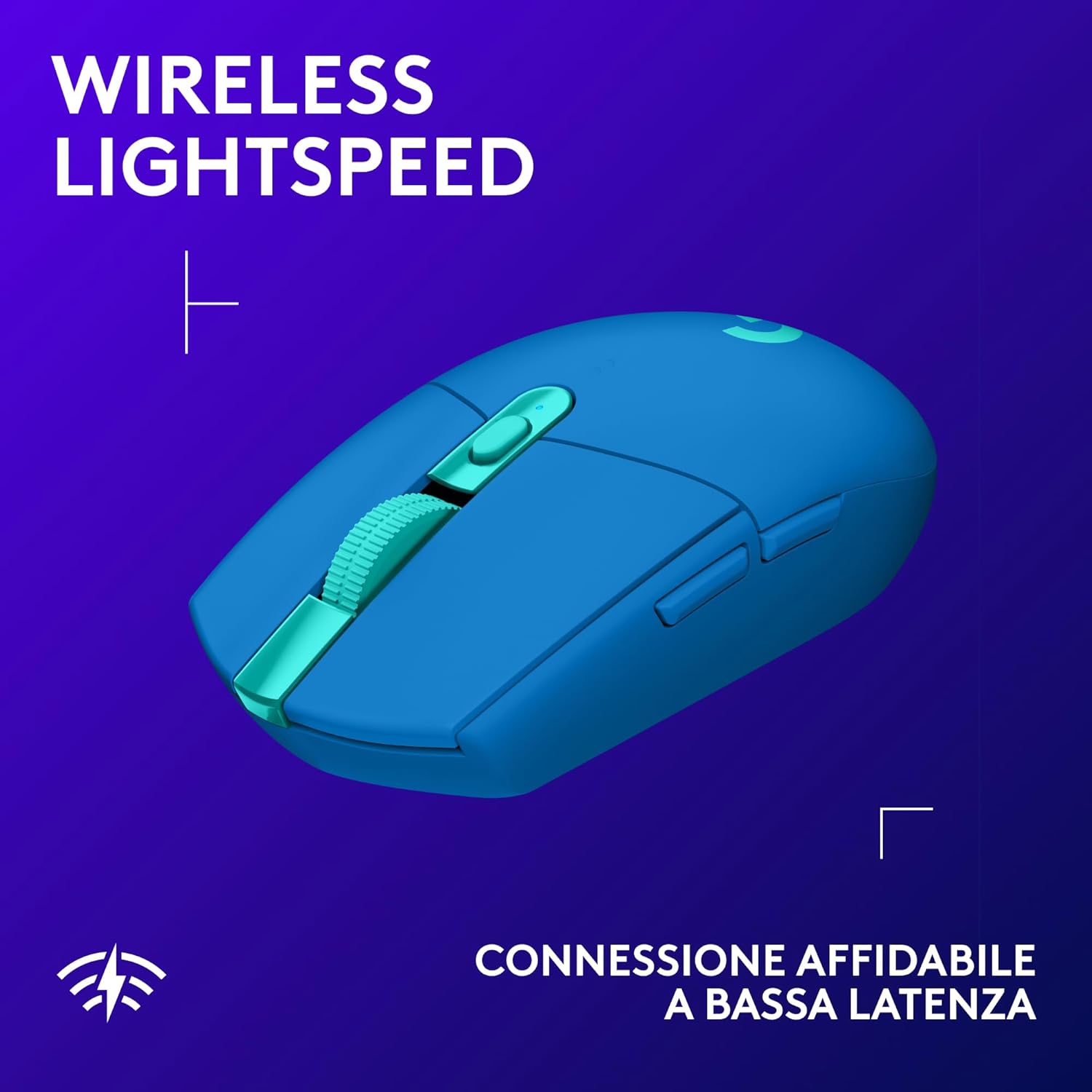Detalle de Logitech G305 LIGHTSPEED mouse gaming 12.000 DPI