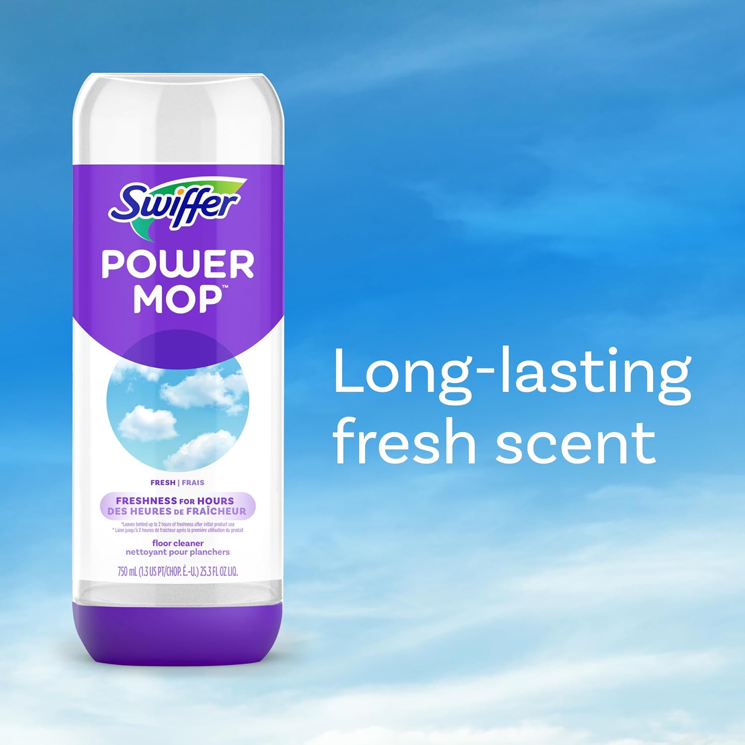 Thumbnail 6 de Swiffer PowerMop Liquid Floor Cleaner Refills – Fresh Scent (2 Bottles)