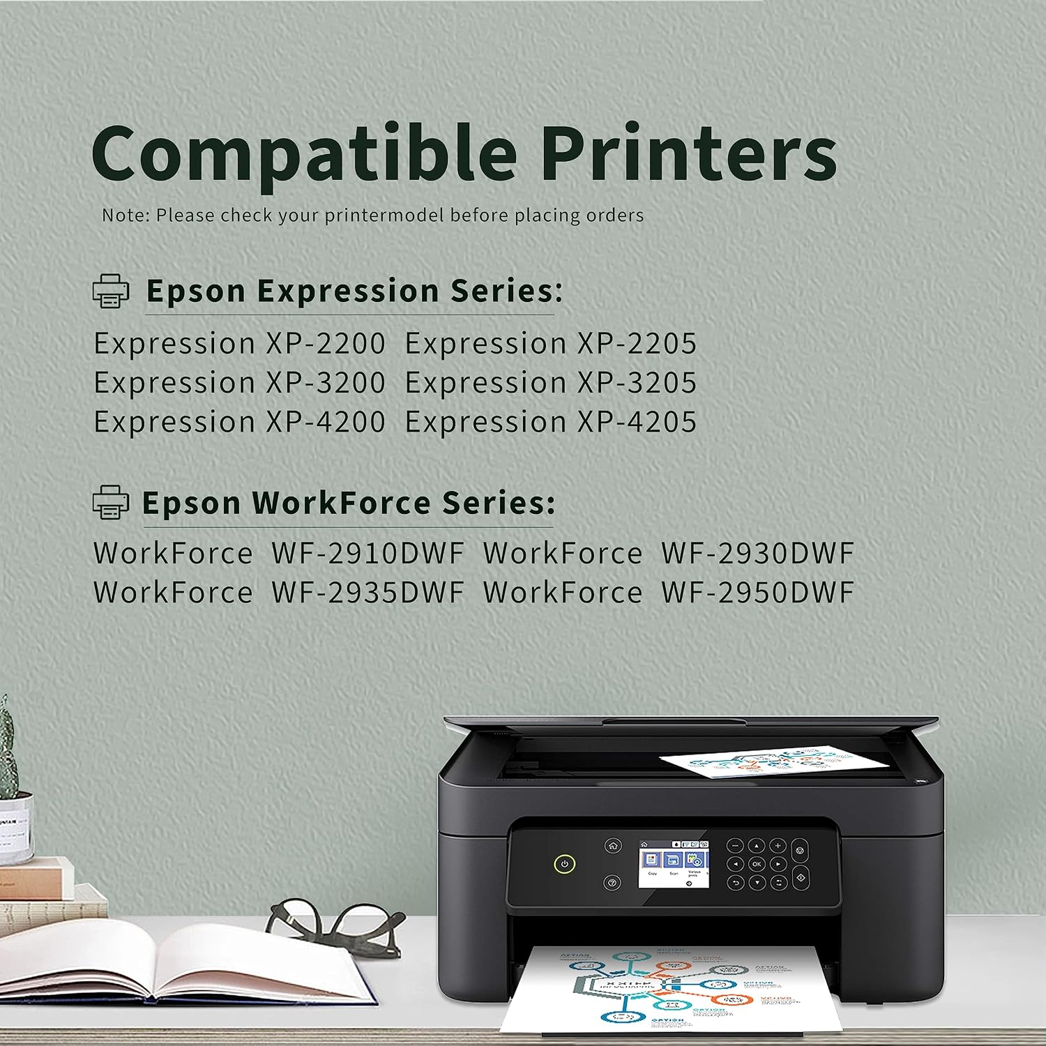 Detalle de Greenjob 604XL Compatible Ink Cartridge Multipack (4-Pack) for Epson 604XL