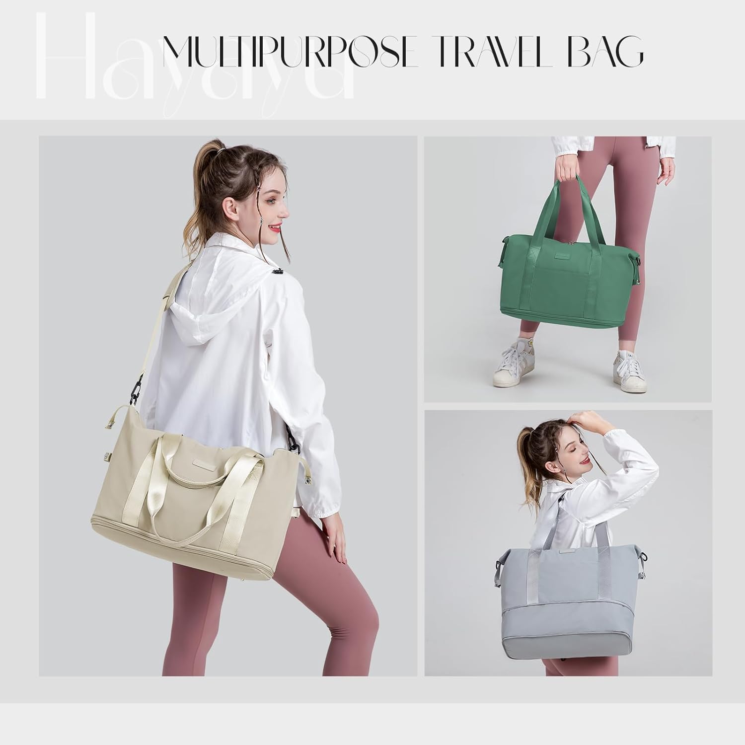 Thumbnail 6 de Hayayu Expandable Convertible Cabin Bag for Ryanair & Easyjet hand luggage
