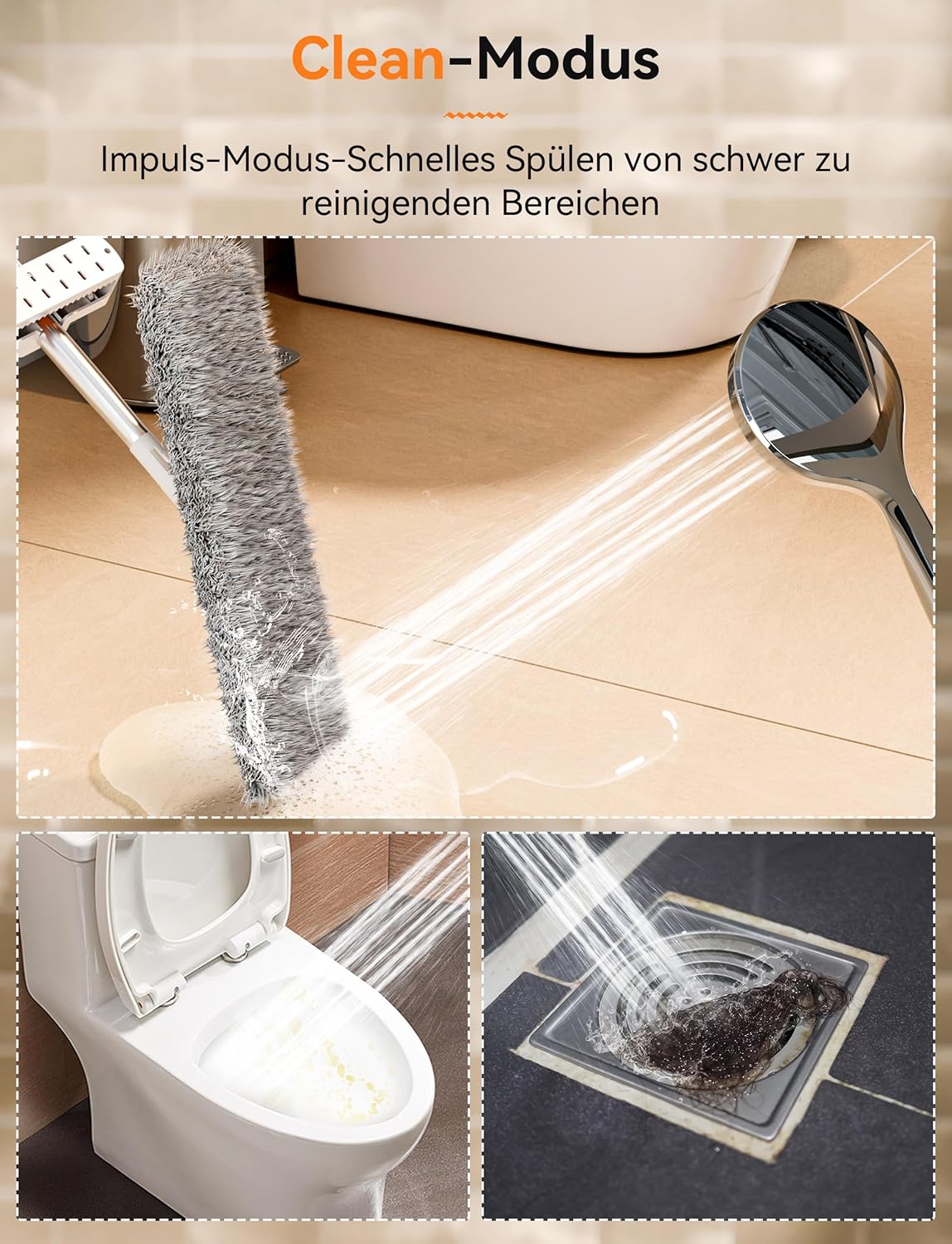 Thumbnail 3 de Magichome Duschkopf 59" Hochdruck Handbrause