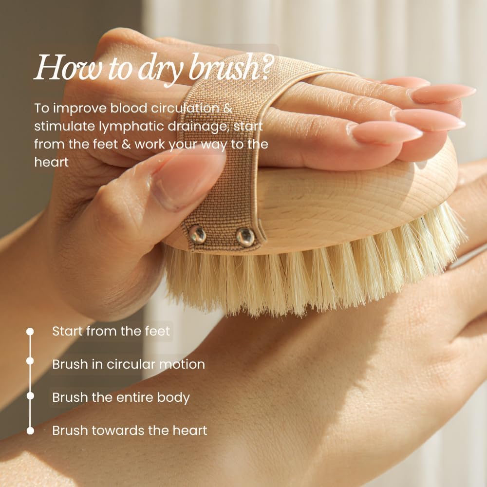 Detalle de Bare Botanics Body Brush, Medium Firmness