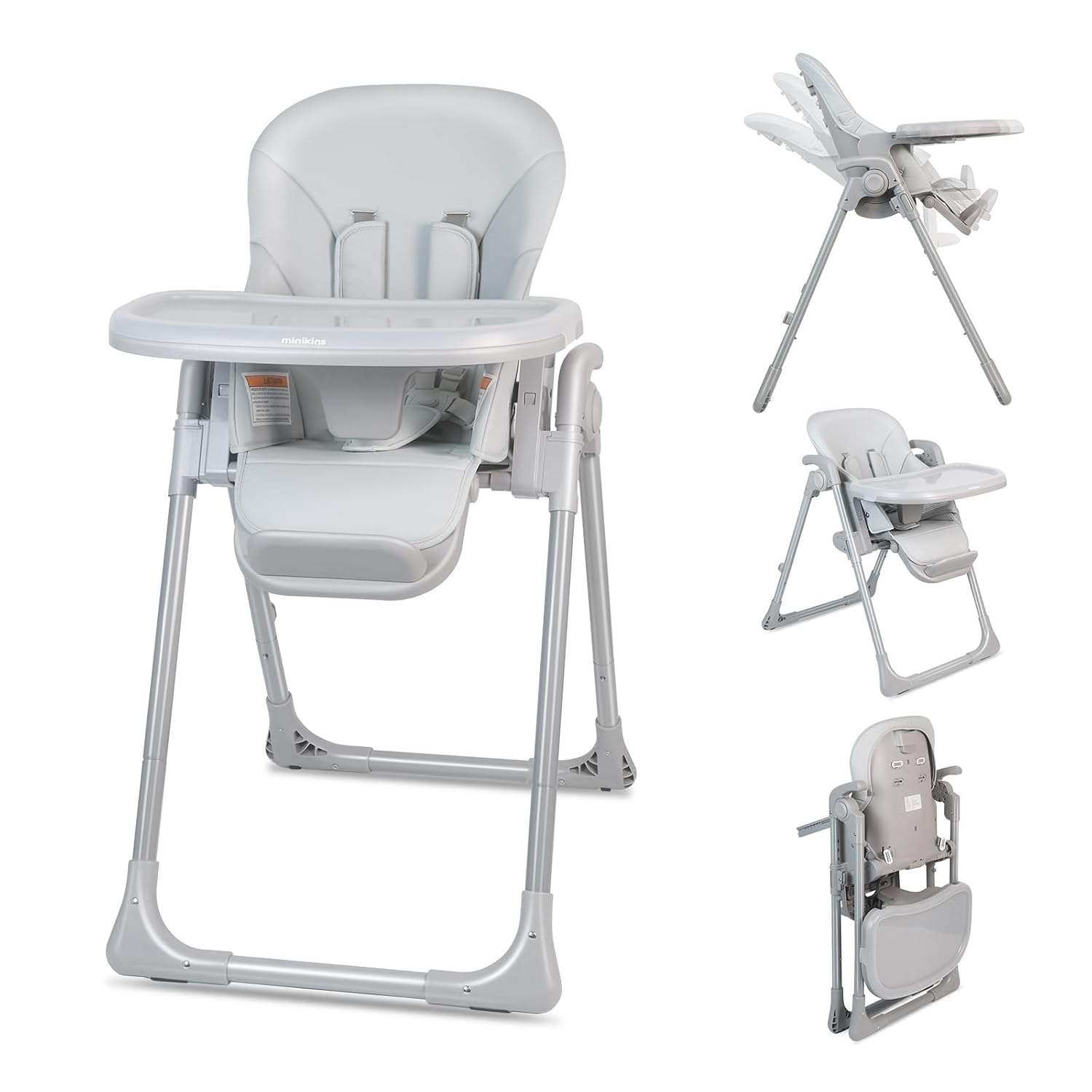 Detalle de Minikins High Chair, Gray