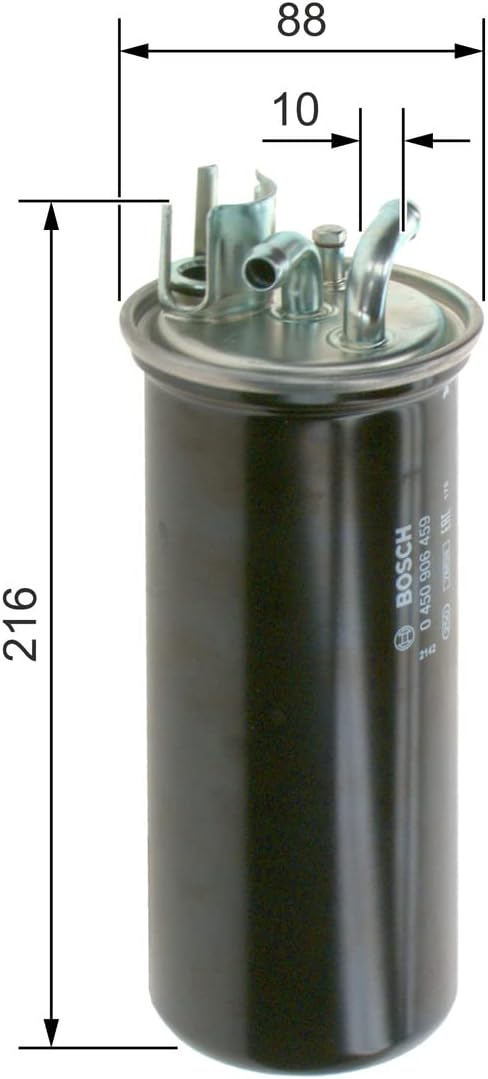Detalle 2 de Filtro Diesel Bosch N6459 per auto: separa particelle e acqua dal carburante