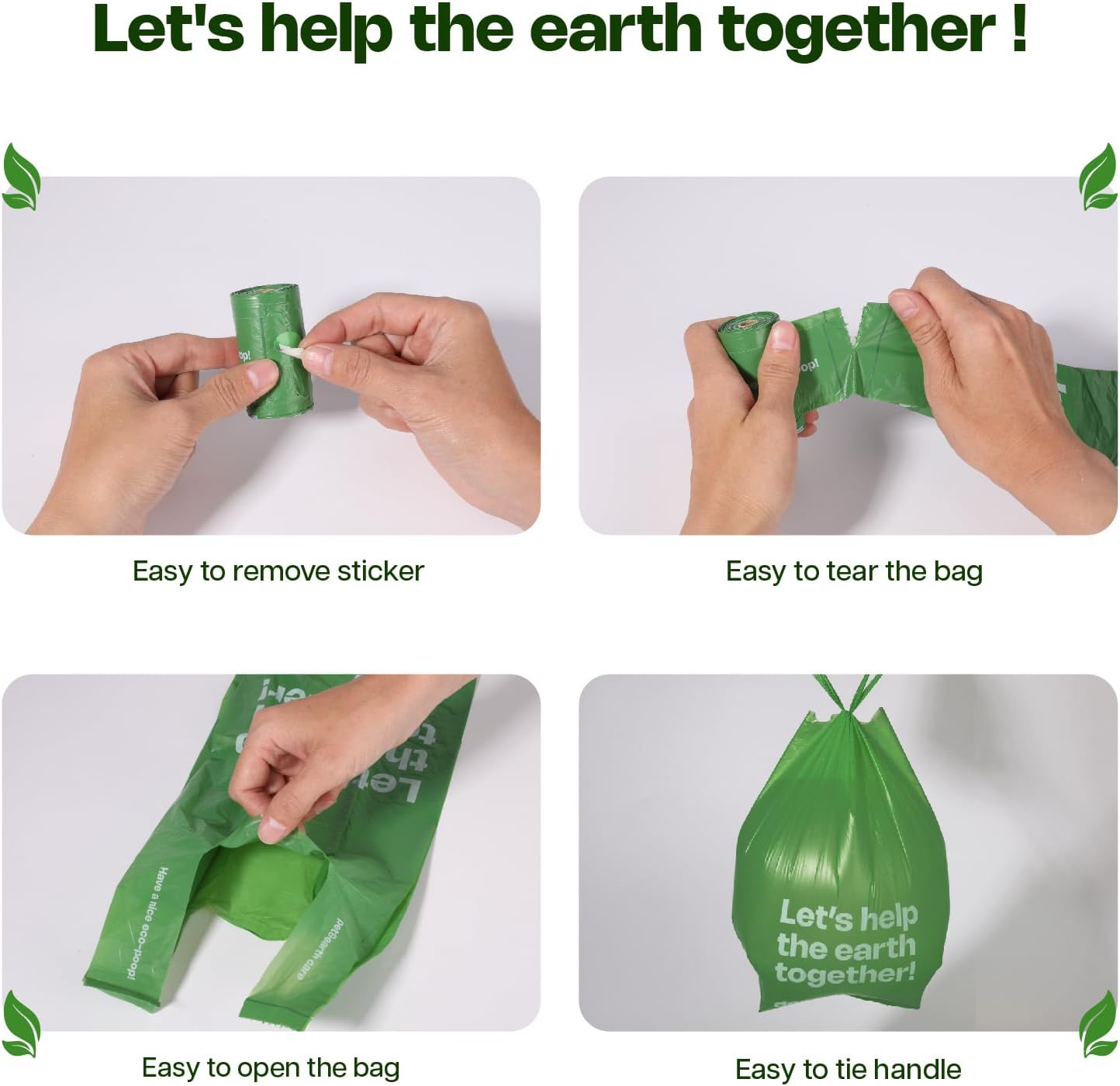 Thumbnail 4 de Deo Doo Dog Poo Bags 240 Pack 11x15in