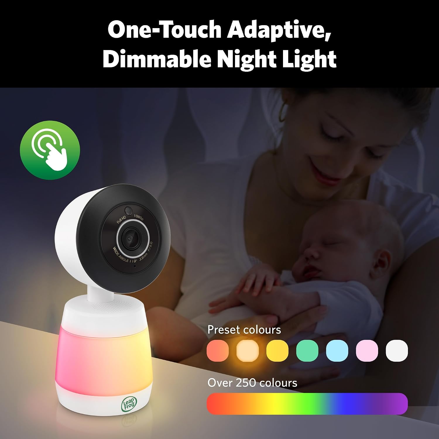 Detalle 2 de LeapFrog 7" Smart Wi-Fi Baby Monitor (LF3927HD) with 1080p HD video, 7-inch LCD and app control