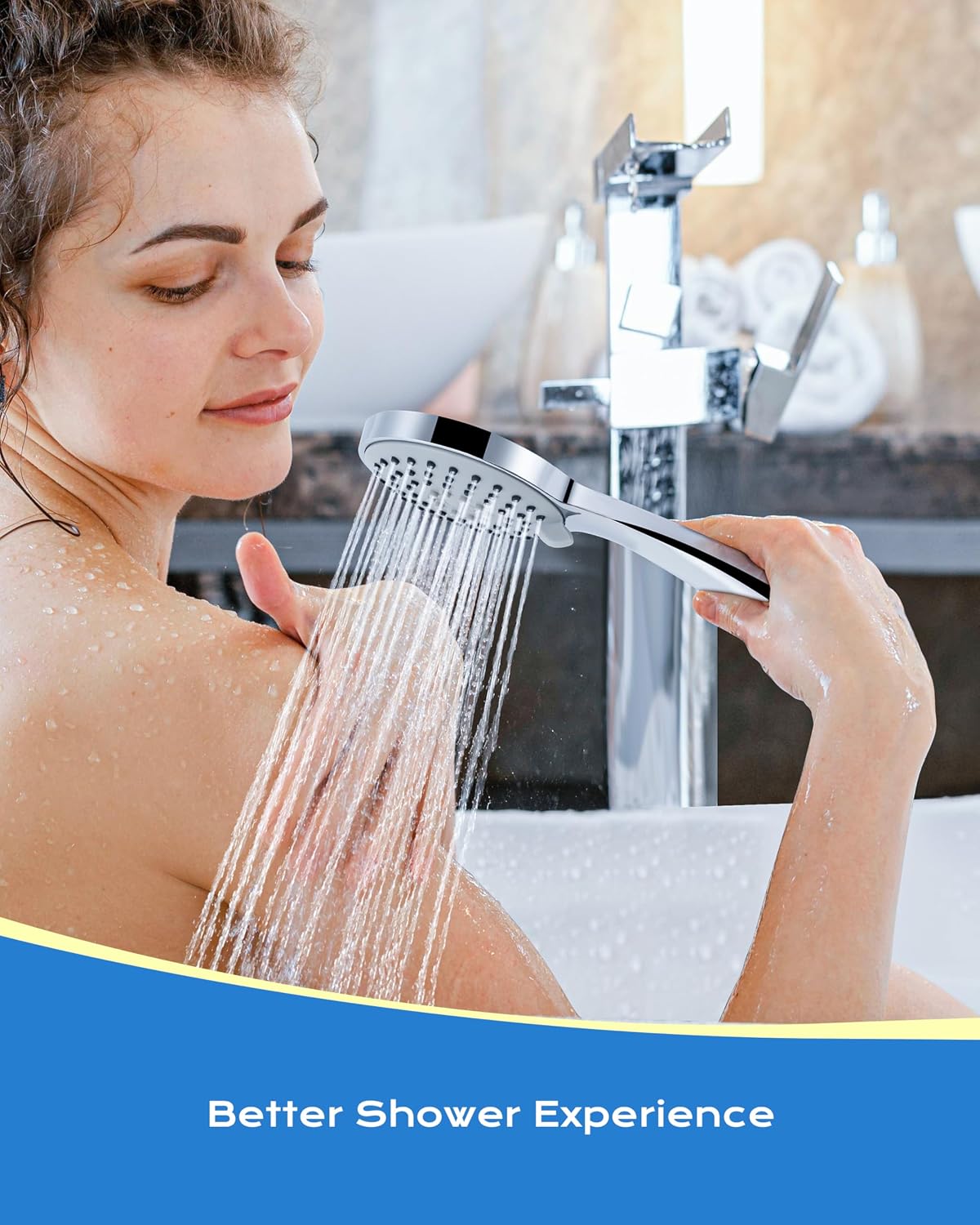 Detalle de SAMODRA shower head 0.65mm micro nozzles