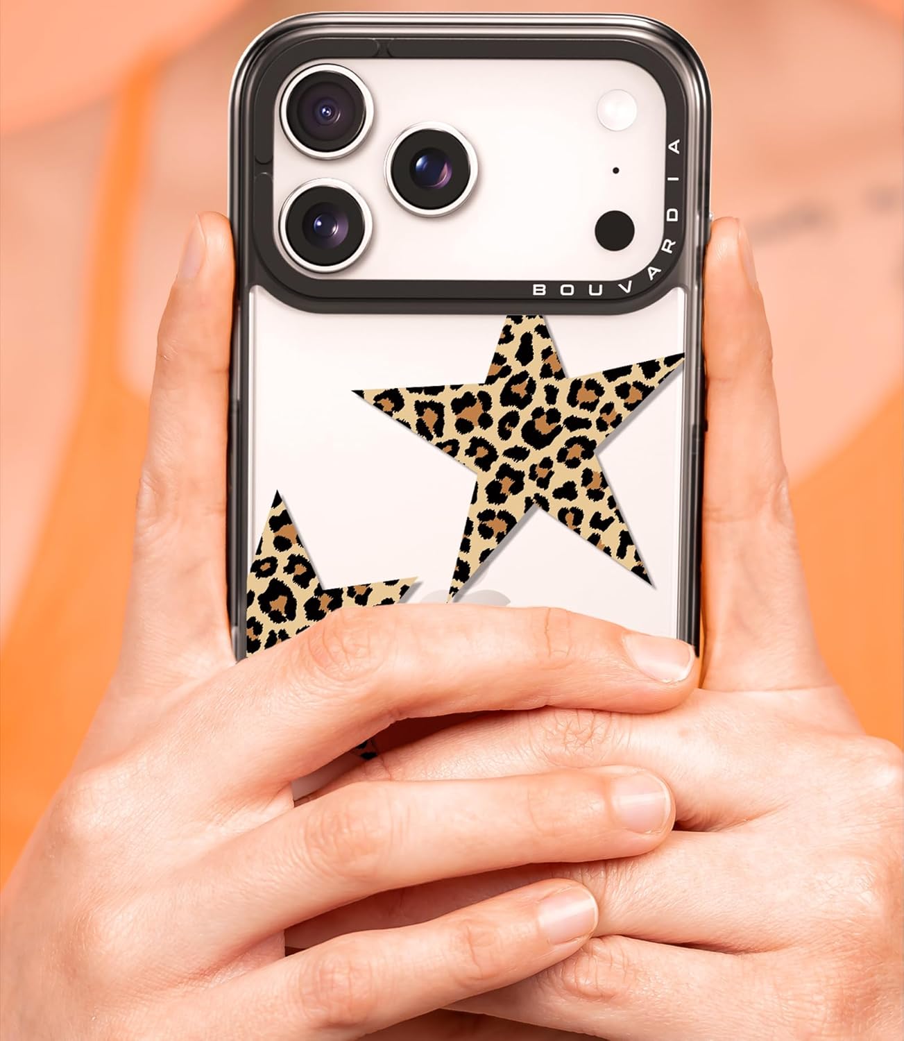 Thumbnail 6 de Bouvardia Bouvardia for iPhone 17 Pro Case with Cheetah Theme (Leopard Stars) — Cute, Protective 2-Layer Case
