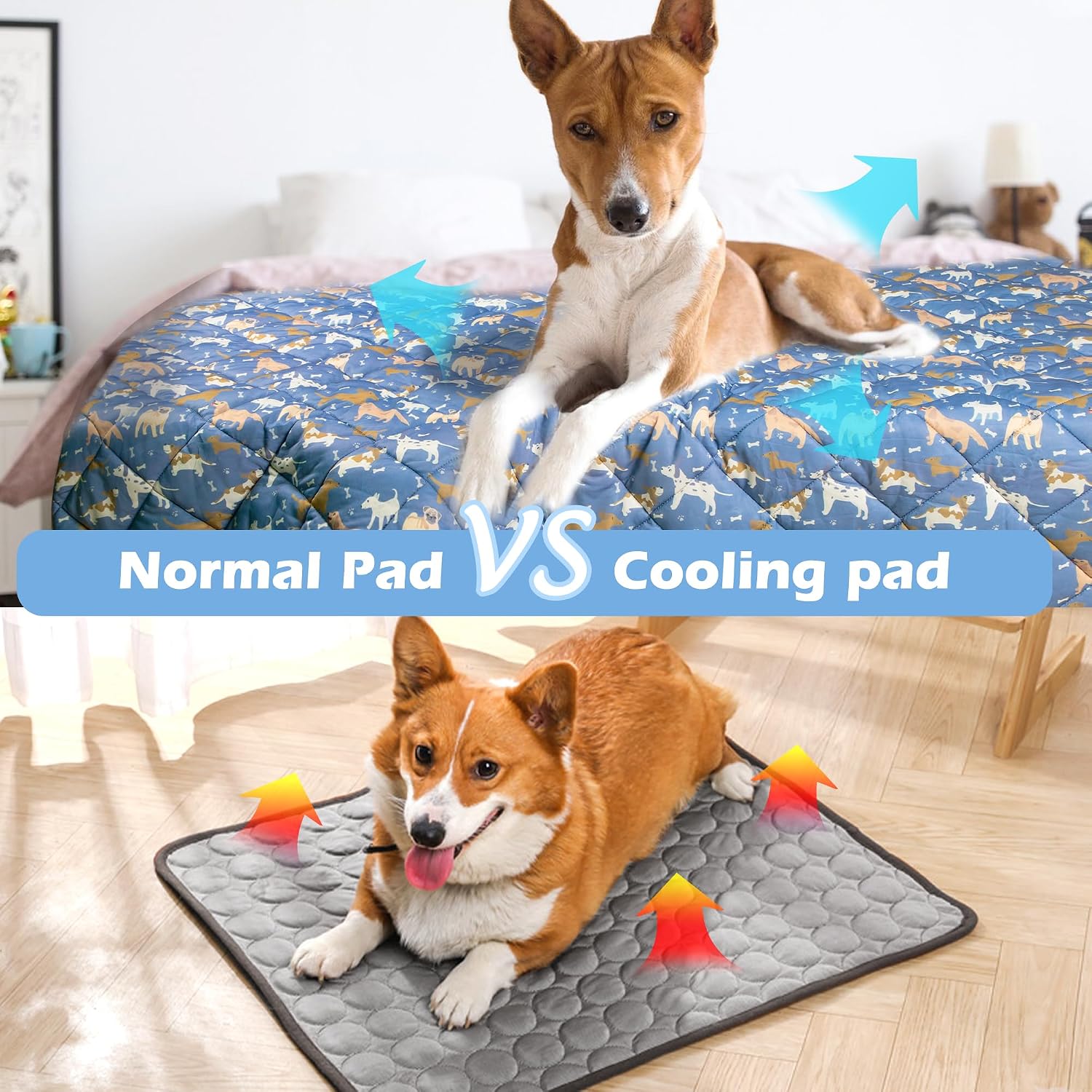 Detalle de ZINGTERRA Dog Cooling Mat, 60 x 80 Inches