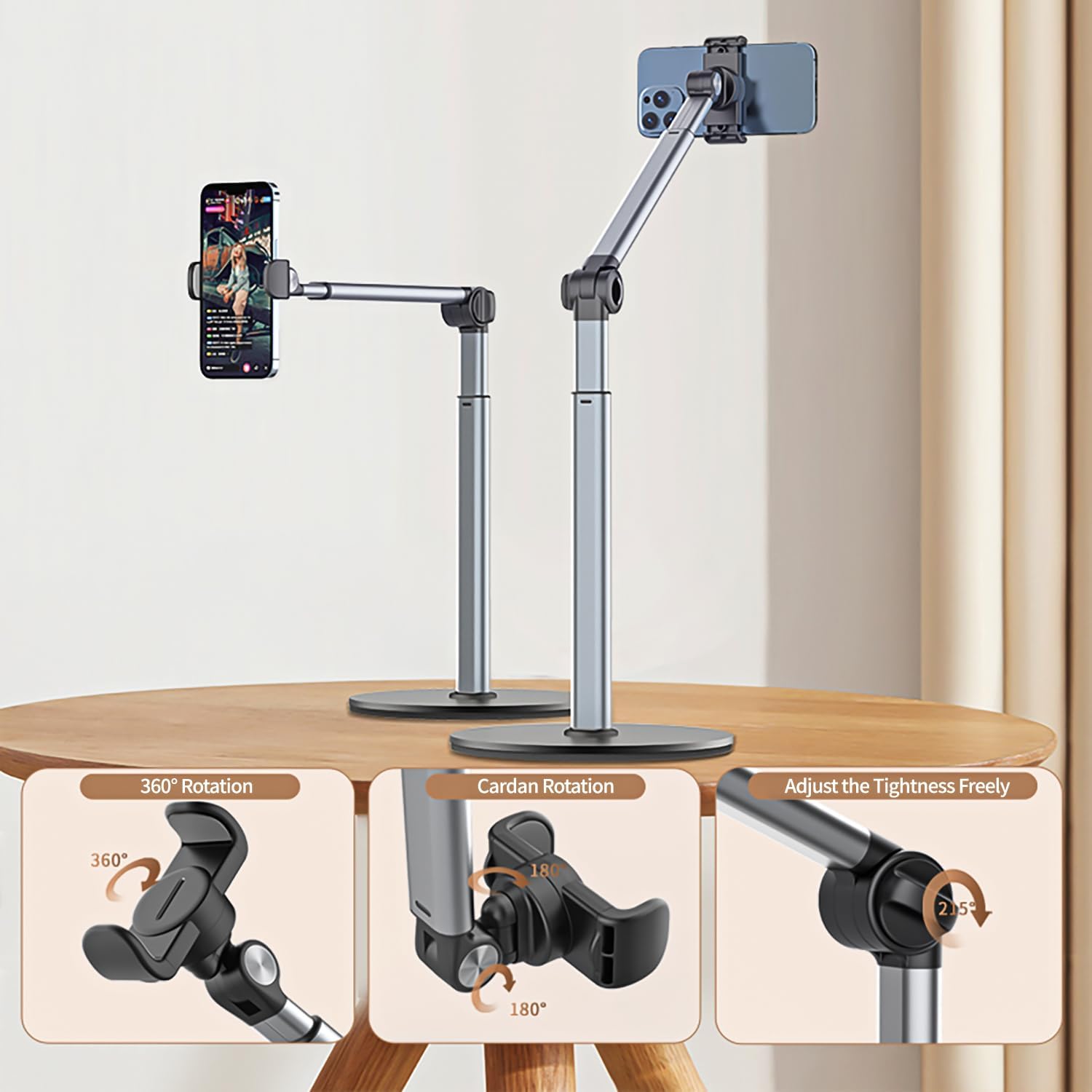 Thumbnail 4 de yAyusi Heavy Duty Aluminum Overhead Tripod 12 in
