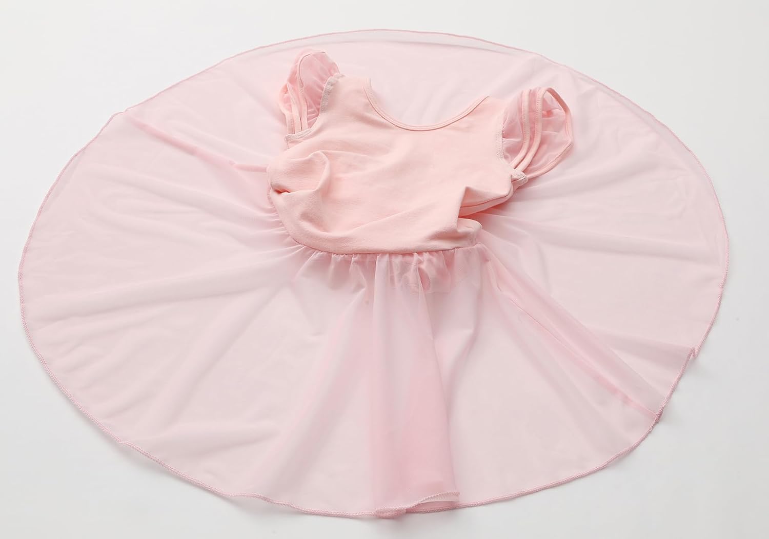 Detalle 1 de MdnMd Girls' Ballet Leotard Dress, Cotton Blend