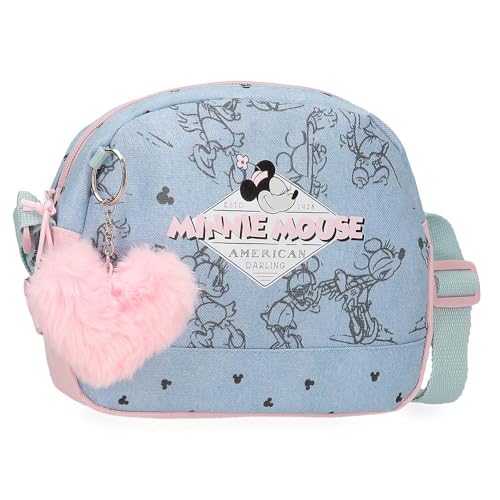 Detalle de Disney American Darling Bolsa de mensajero azul para niñas