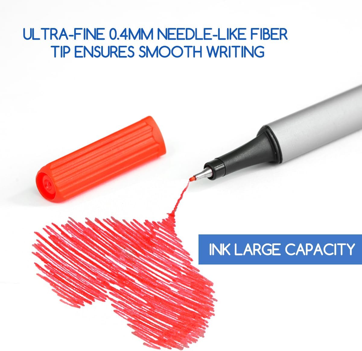 Thumbnail 5 de SKYGLORY 72 Colours Fineliner Pens – 0.4mm precision with colour‑matched caps