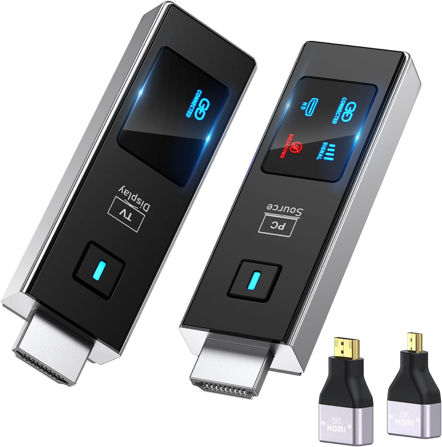 Detalle de HSJINHONG GTHDWL50UX Wireless HDMI Transmitter and Receiver, 1080p@60Hz