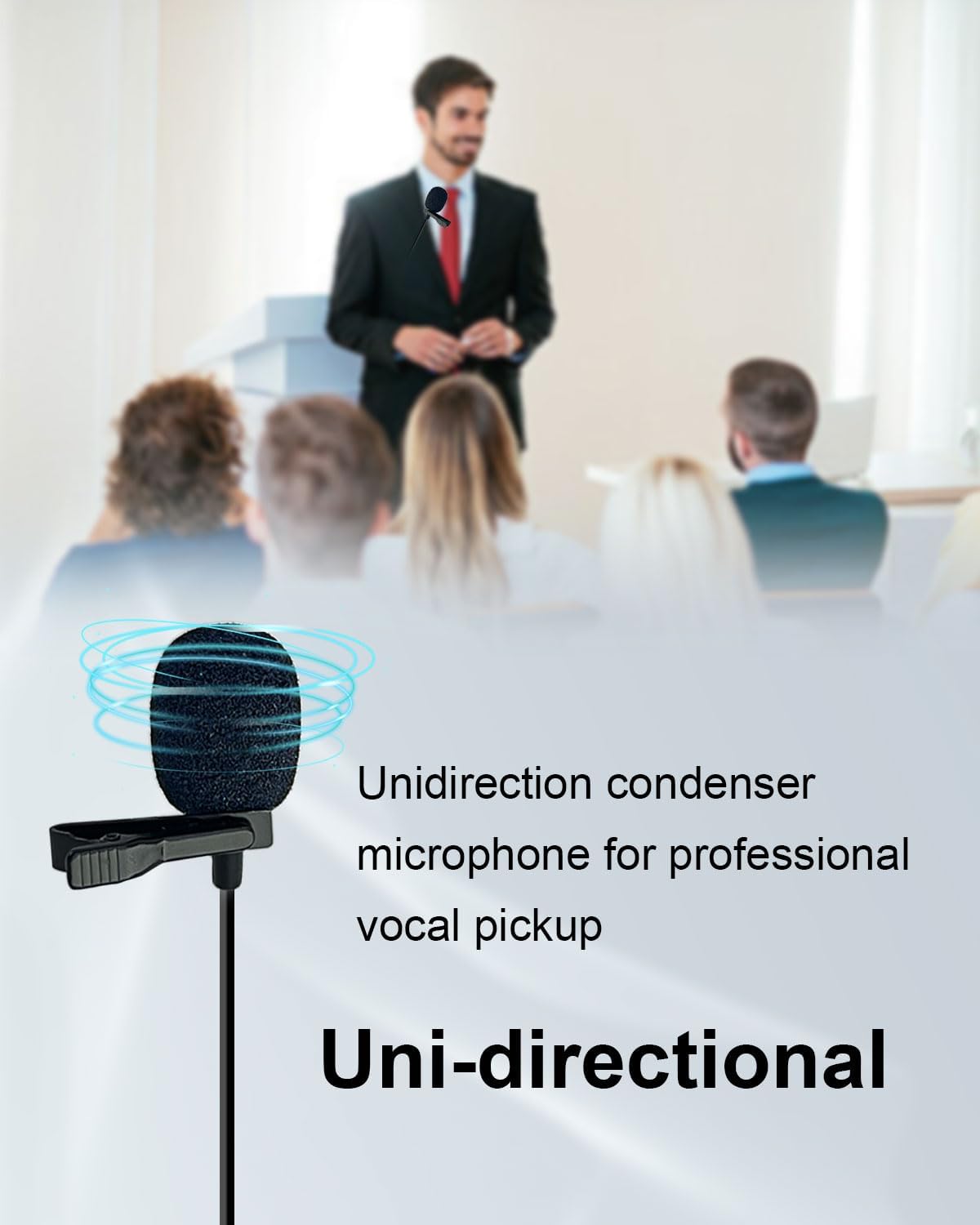 Thumbnail 2 de SEYUGOPTI TA4F Lavalier Mikrofon (Mini-XLR, revers) für Shure Wireless Sender – unidirektionales Kondensator-Mic, 1,5 m Kabel