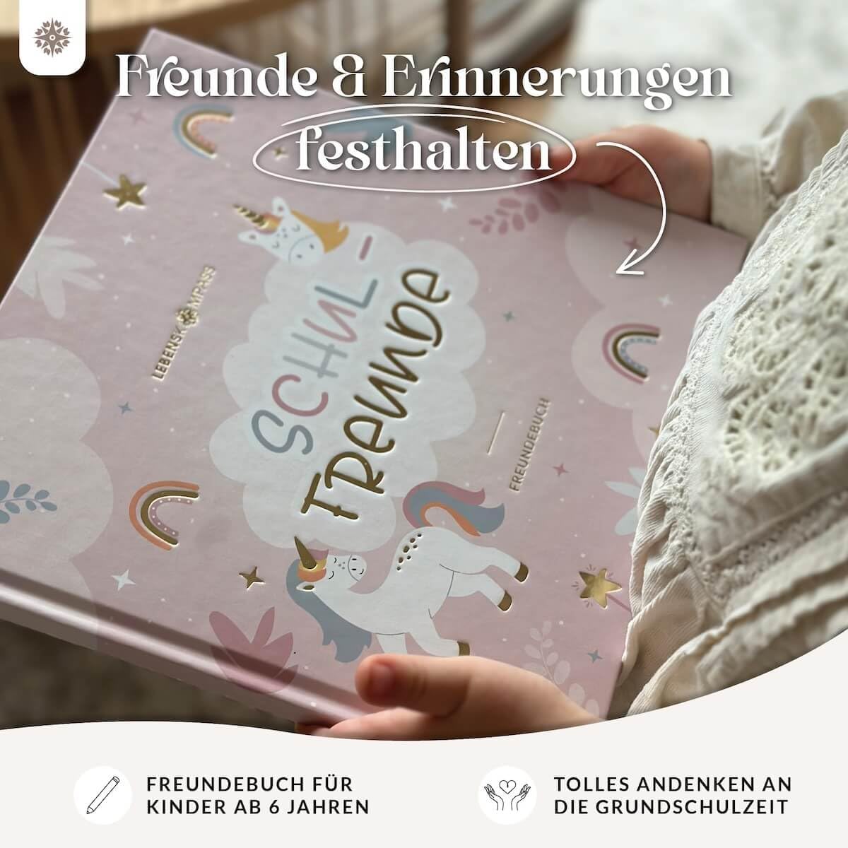 Detalle 2 de LEBENSKOMPASS Freundebuch ZAUBER