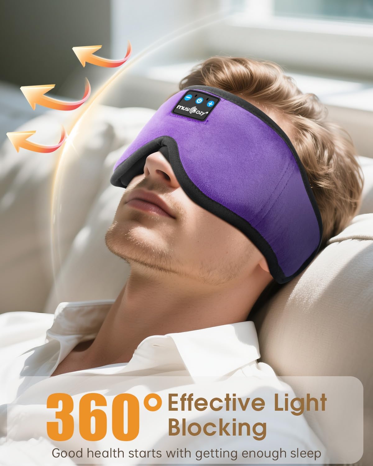Thumbnail 4 de MUSICOZY 3D Bluetooth Sleep Mask 16H