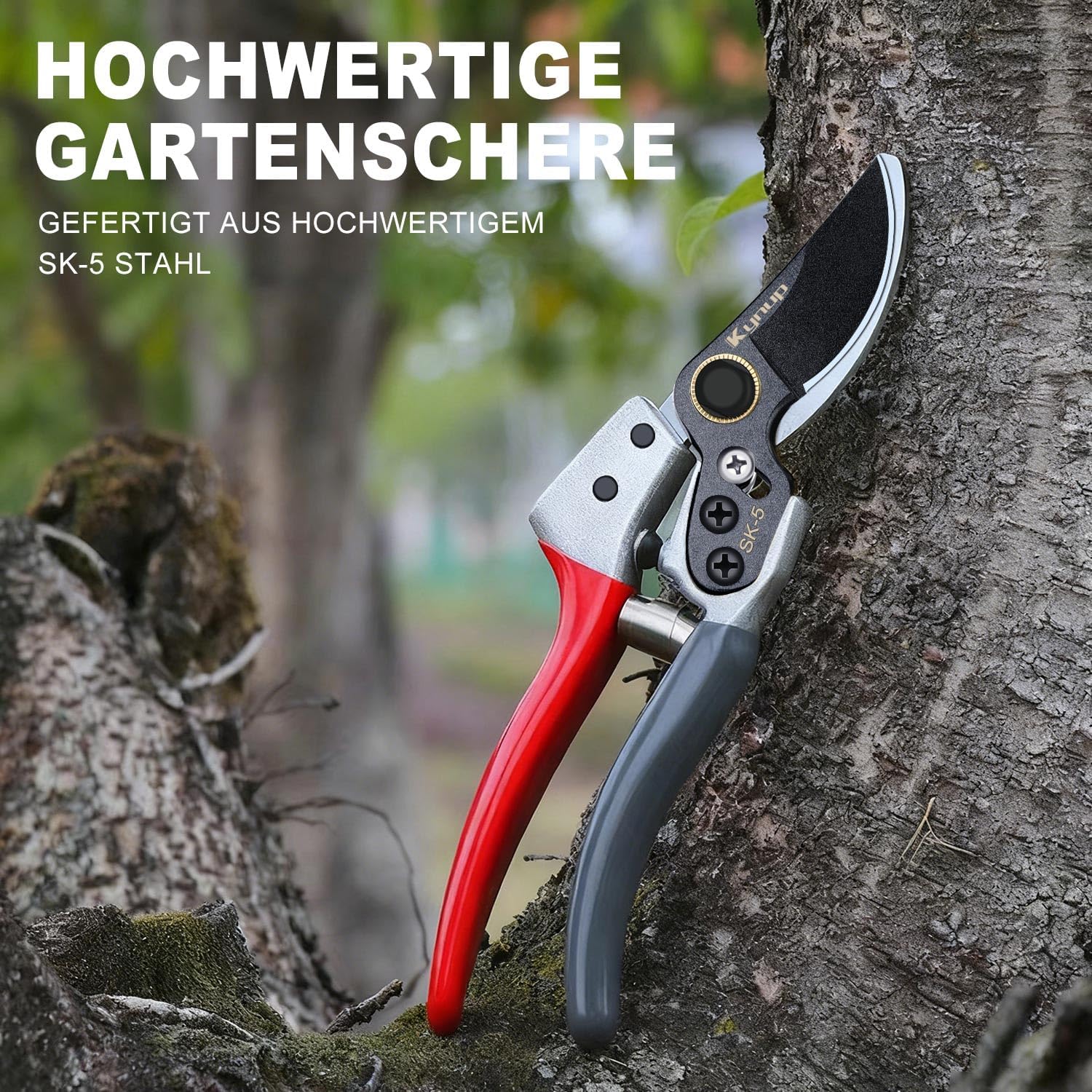 Thumbnail 6 de Kynup Cesoie da Giardino Professionali con Lama SK-5, Impugnatura Ergonomica e Protezione Anti-Ruggine