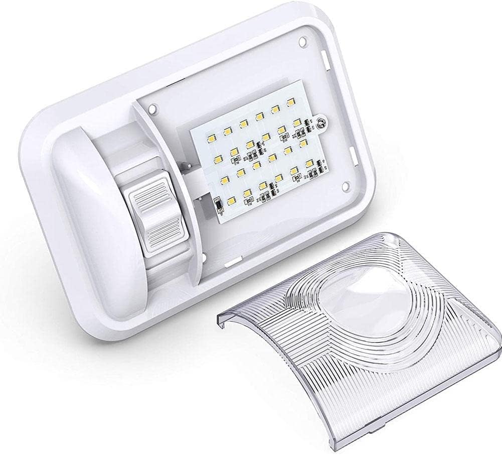 Detalle de KONPWAY Single rvlight 12V LED RV Lights, 400 Lumens, Switch, Pack of 4