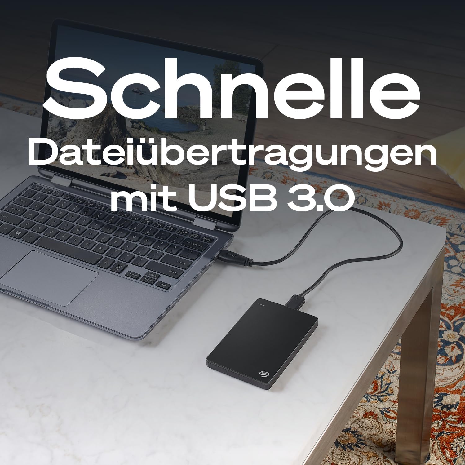 Thumbnail 5 de Seagate Portable Drive 5TB (STGX5000400) – tragbare externe 2,5-Zoll-Festplatte per USB 3.0 inkl. Rescue-Data-Recovery-Service