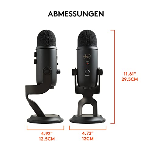 Thumbnail 11 de Logitech G Blue Yeti USB-Mikrofon für Aufnahmen, Streaming, Gaming