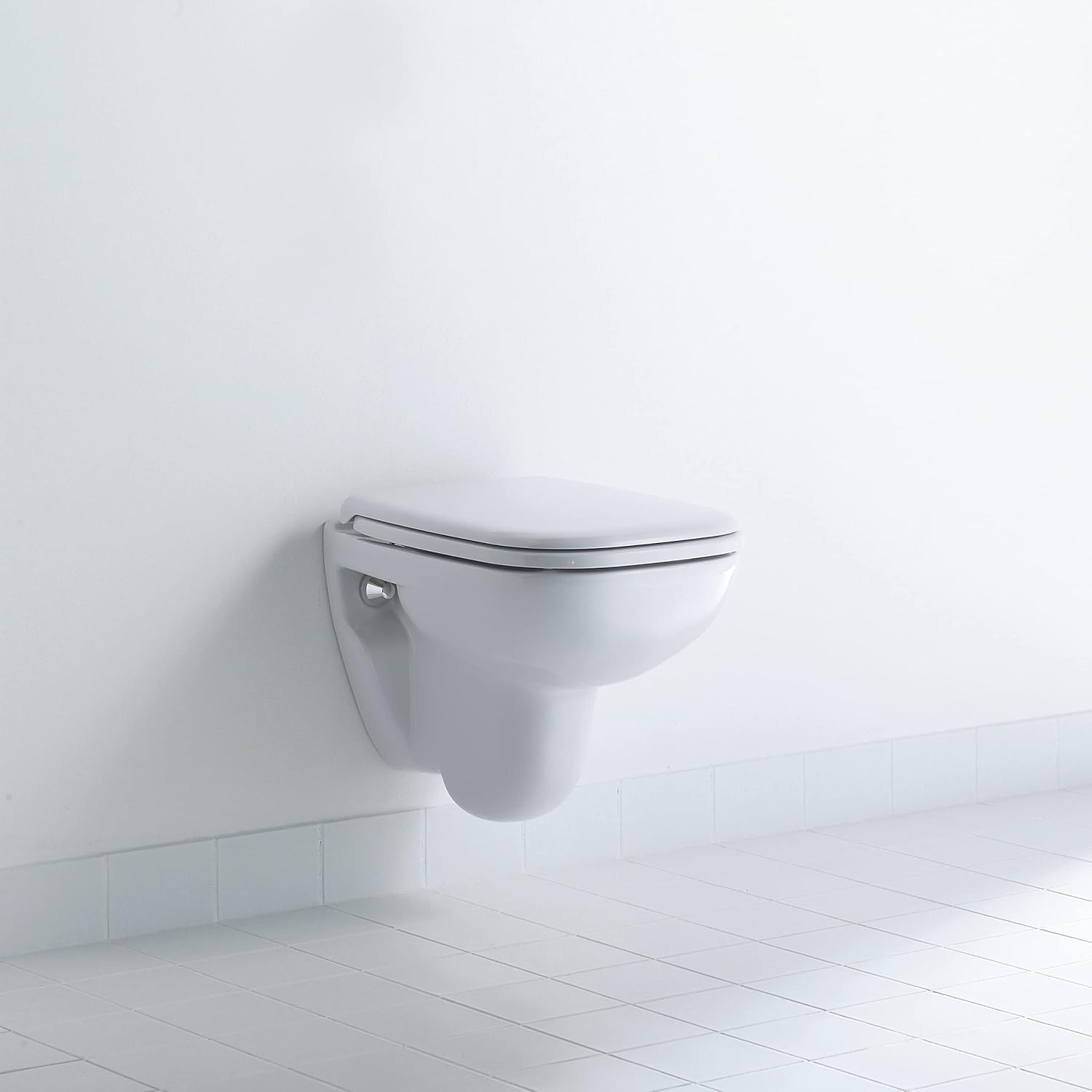 Thumbnail 4 de Duravit Abattant WC D-Code Compact : siège avec amortisseur et charnières inox – blanc