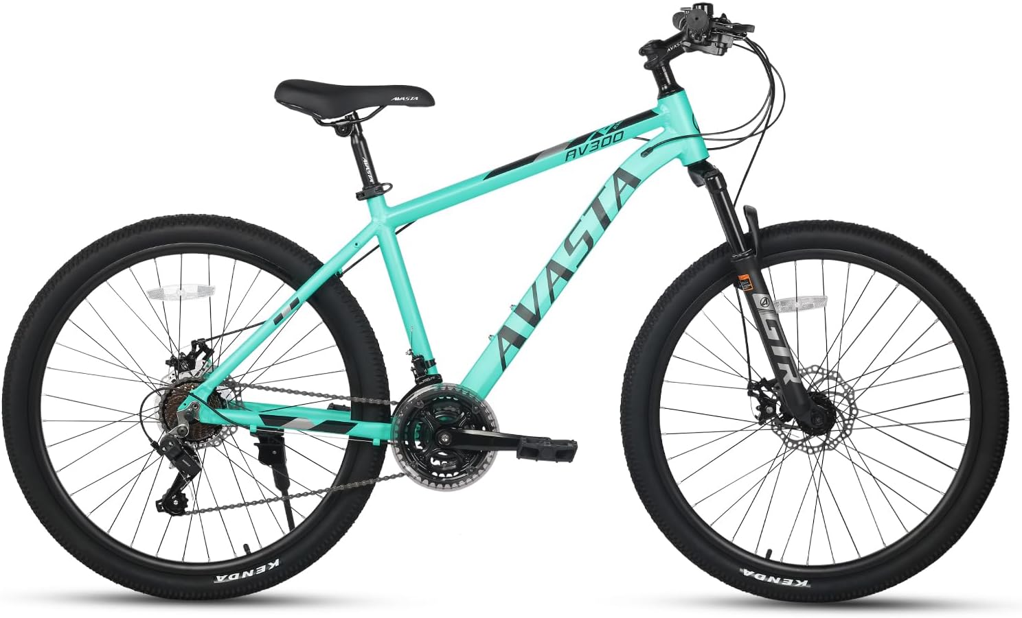 Detalle 2 de AVASTA AV300 Adult Mountain Bike, 21-Speed, Aluminum Frame, Dual Disc Brakes