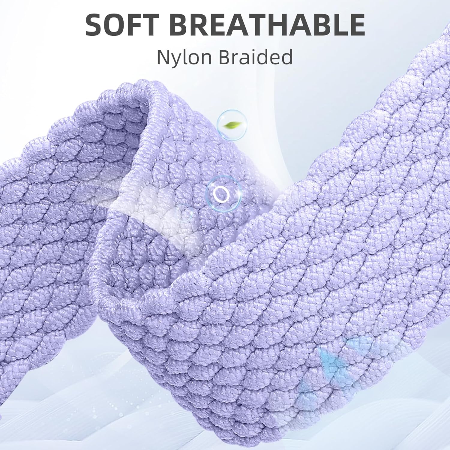 Thumbnail 2 de Mastten 4 Pack Braided Solo Loop for Apple Watch: Comfort, Stretch and durability across sizes