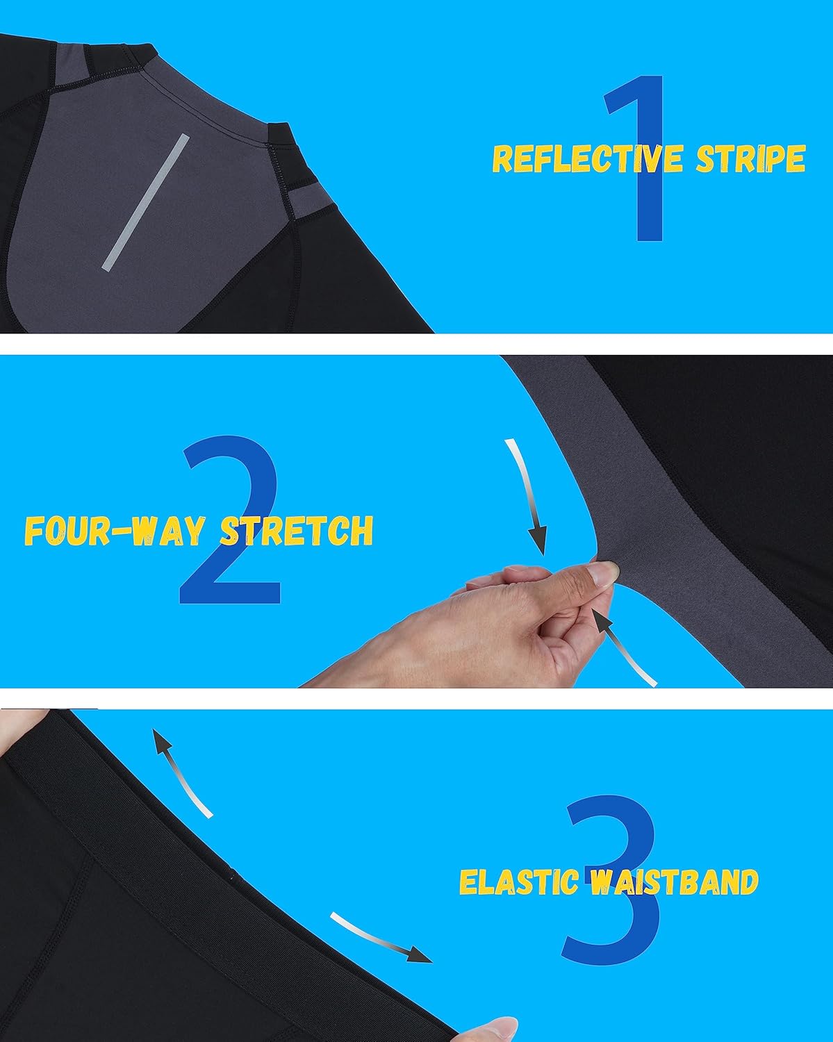 Thumbnail 4 de AMZSPORT Ensemble de sous-vêtements thermiques manches longues pour enfant (polyester, elastane, intérieur en felpa)