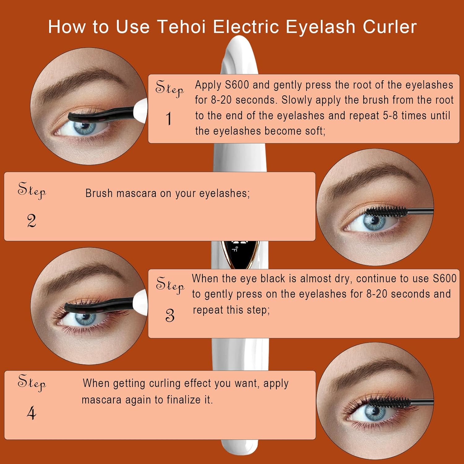 Thumbnail 3 de Tehoi S600 Heated Eyelash Curler