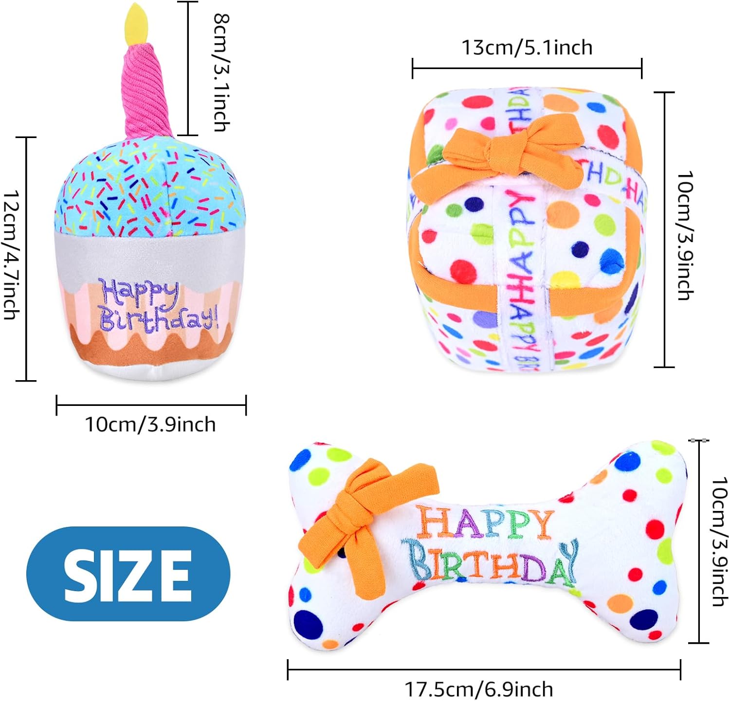Thumbnail 6 de TOWEAR Soft Dog Plush Toys