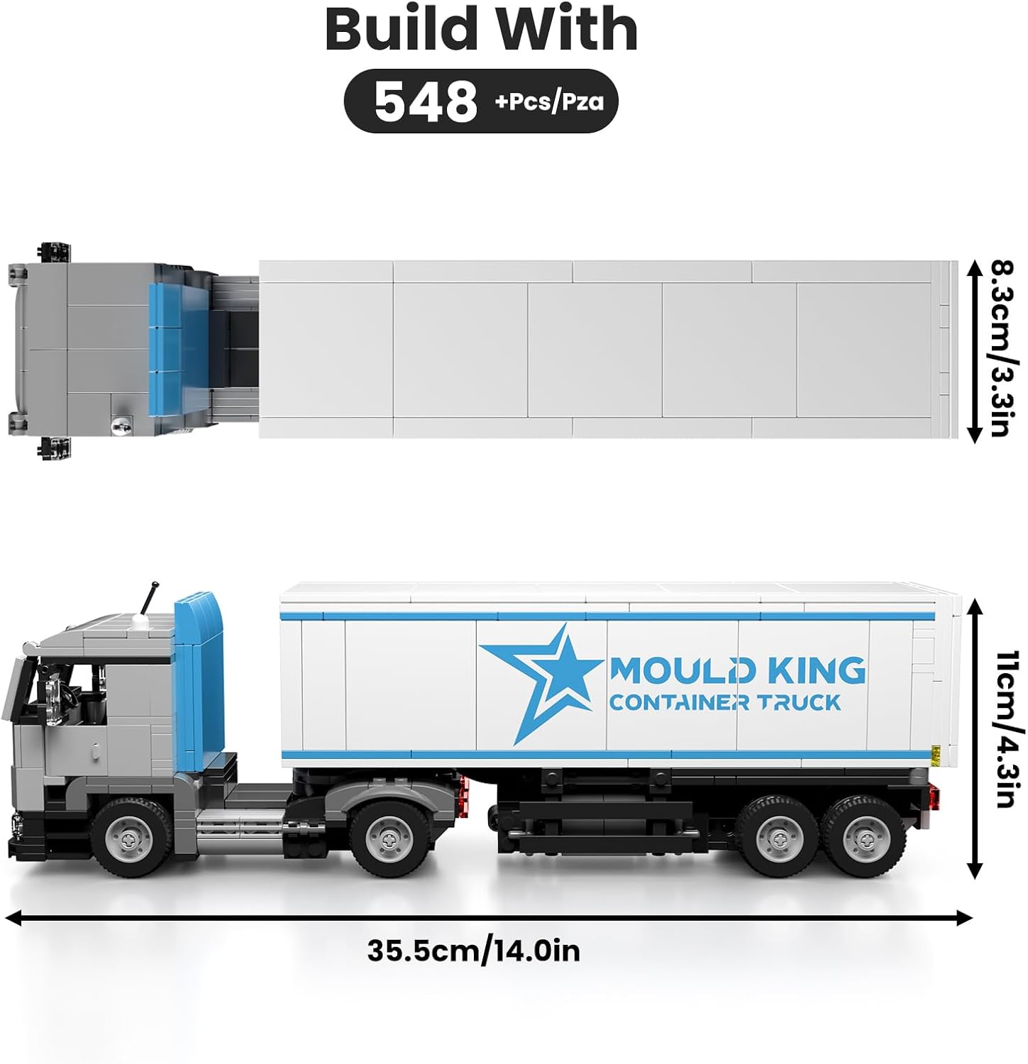 Thumbnail 1 de Container-LKW Modell 24070: 548 Teile