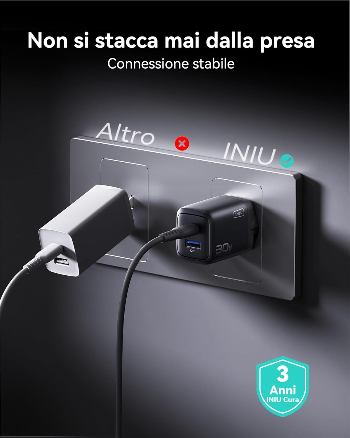 Thumbnail 6 de INIU USB C 30W GaN caricatore rapido