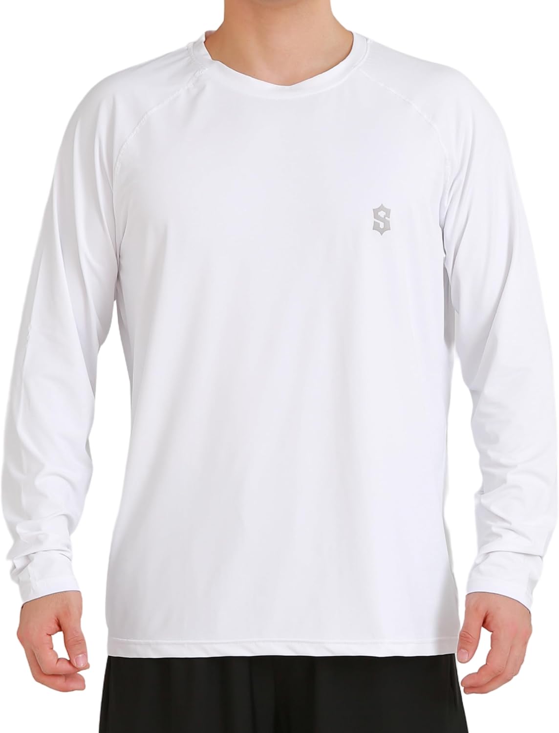 Detalle de SUNTASY Men's Long-Sleeve Sun Protection Swim Shirt