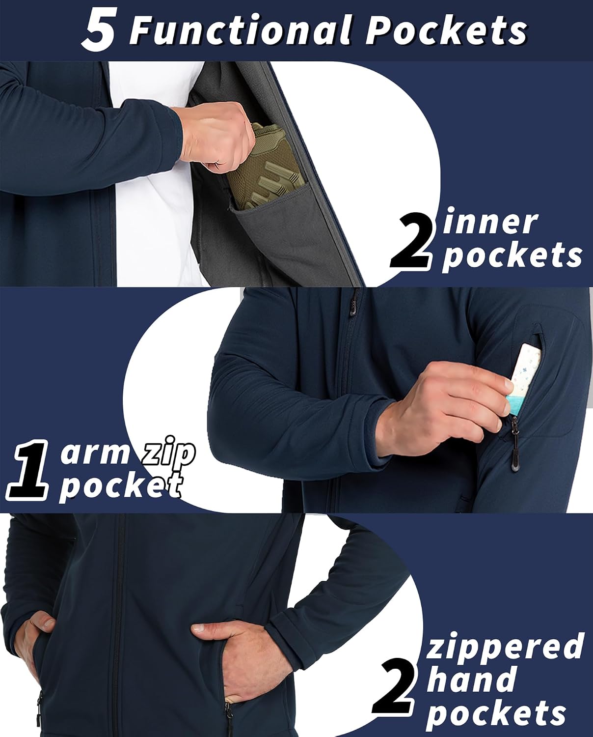 Detalle de 33,000ft Men’s Waterproof Softshell Jacket 8000mm