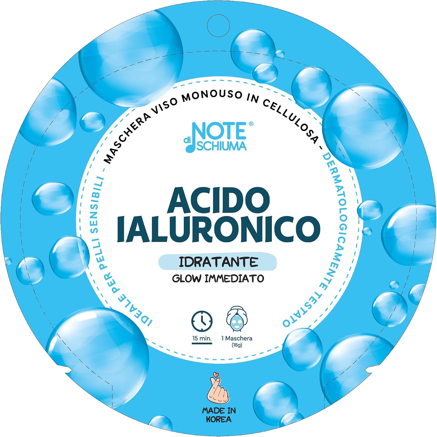 Detalle 2 de Maschere Viso Coreane K-Beauty Routine – Idratanti e Nutrienti (24 pezzi misti)