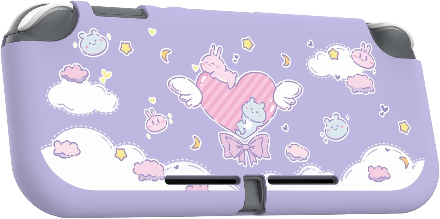 Thumbnail 6 de PlayVital Fantasy Bunny & Bear Custom Protective Case for Nintendo Switch Lite