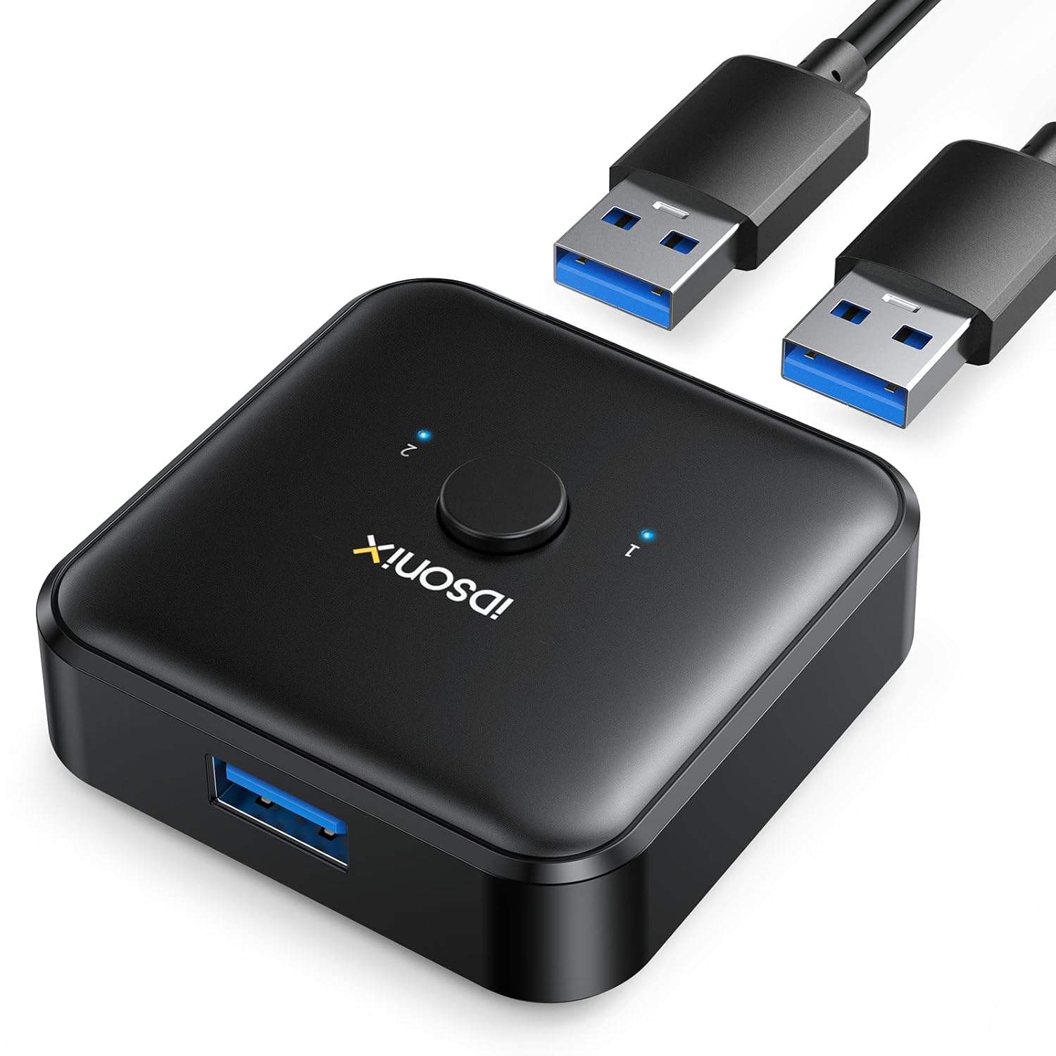 iDsonix USB 3.0 Switch für 2 PCs 5 Gbps