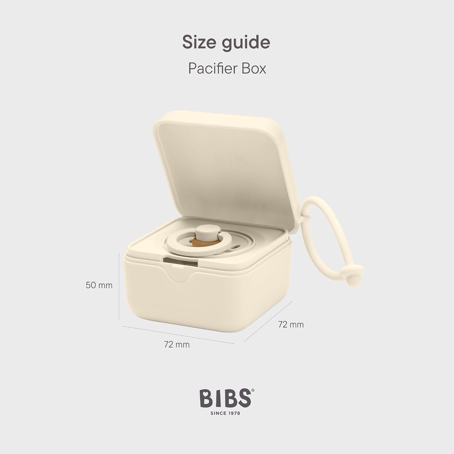 Thumbnail 2 de BIBS Pacifier Box with Strap — Petrol