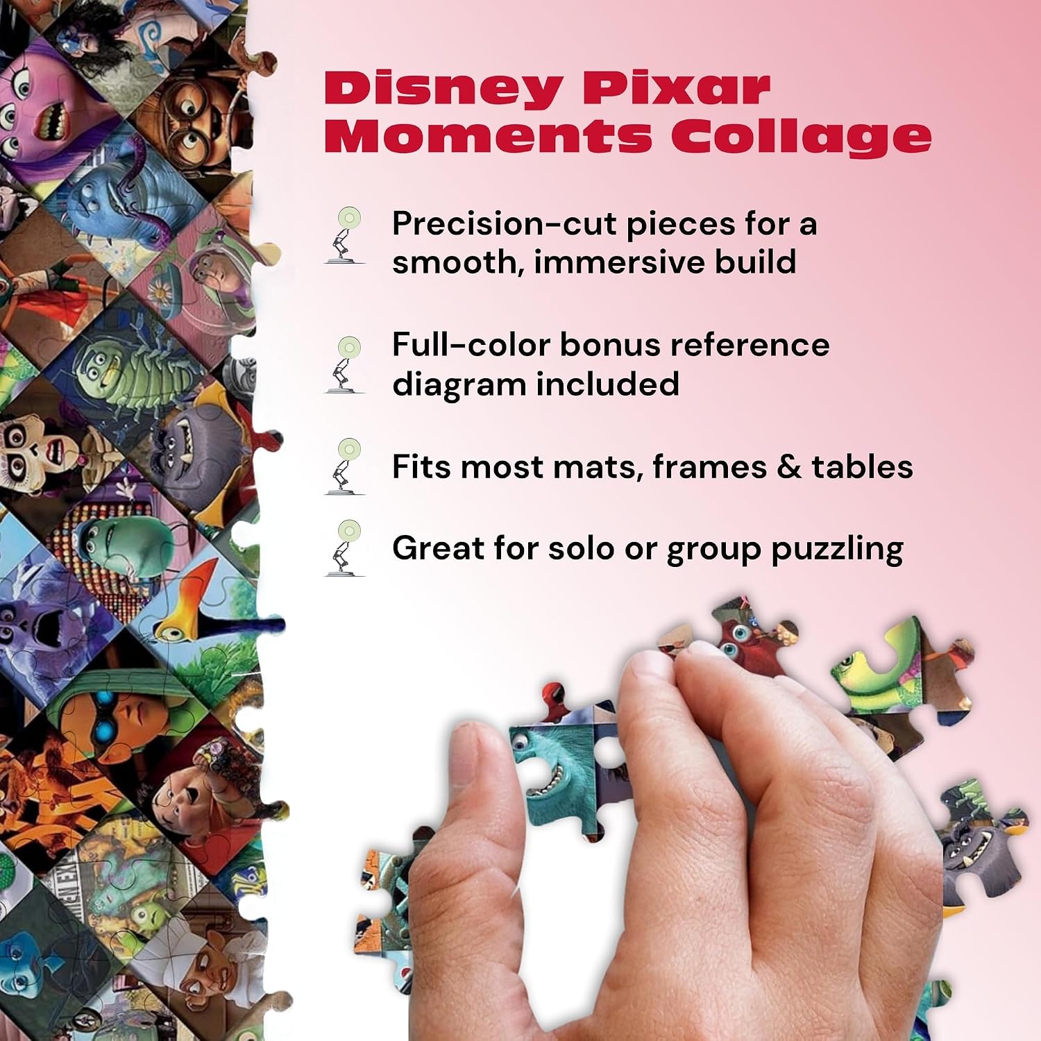 Detalle de CEACO Disney/Pixar Clips 2000-Piece Jigsaw Puzzle (5” box)
