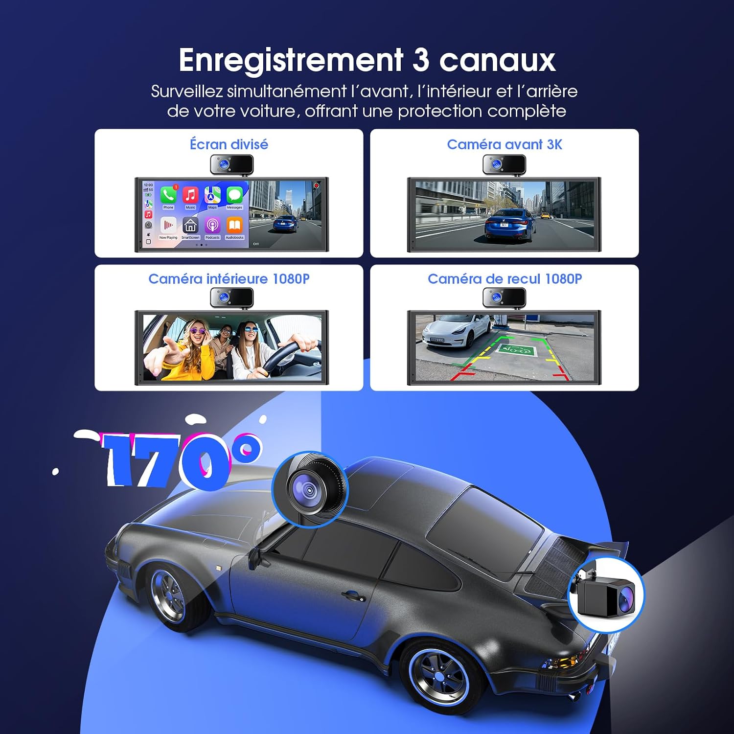 Thumbnail 1 de Écran voiture 10,26'' CarPlay
