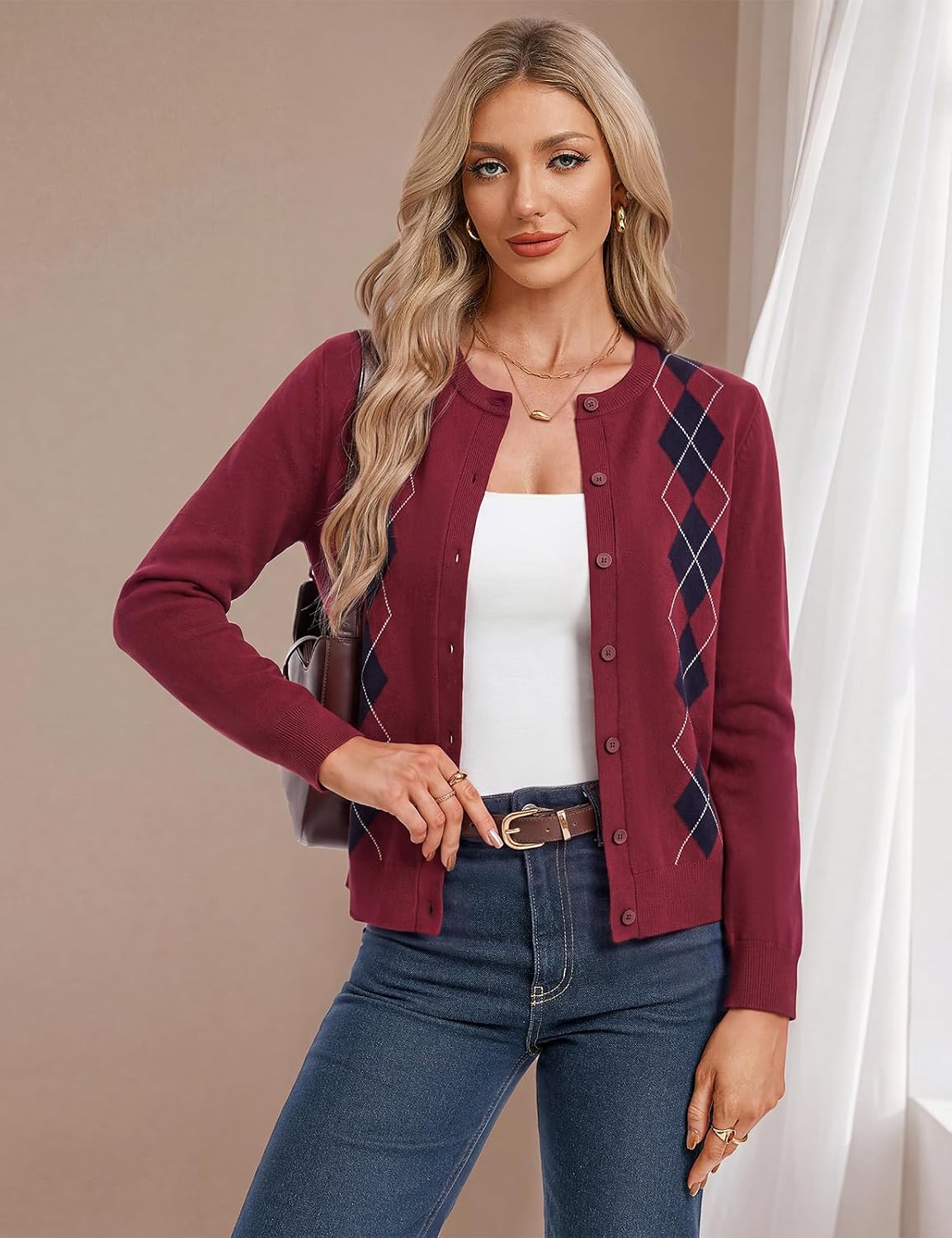Detalle 2 de GRACE KARIN Women's Knit Cardigan