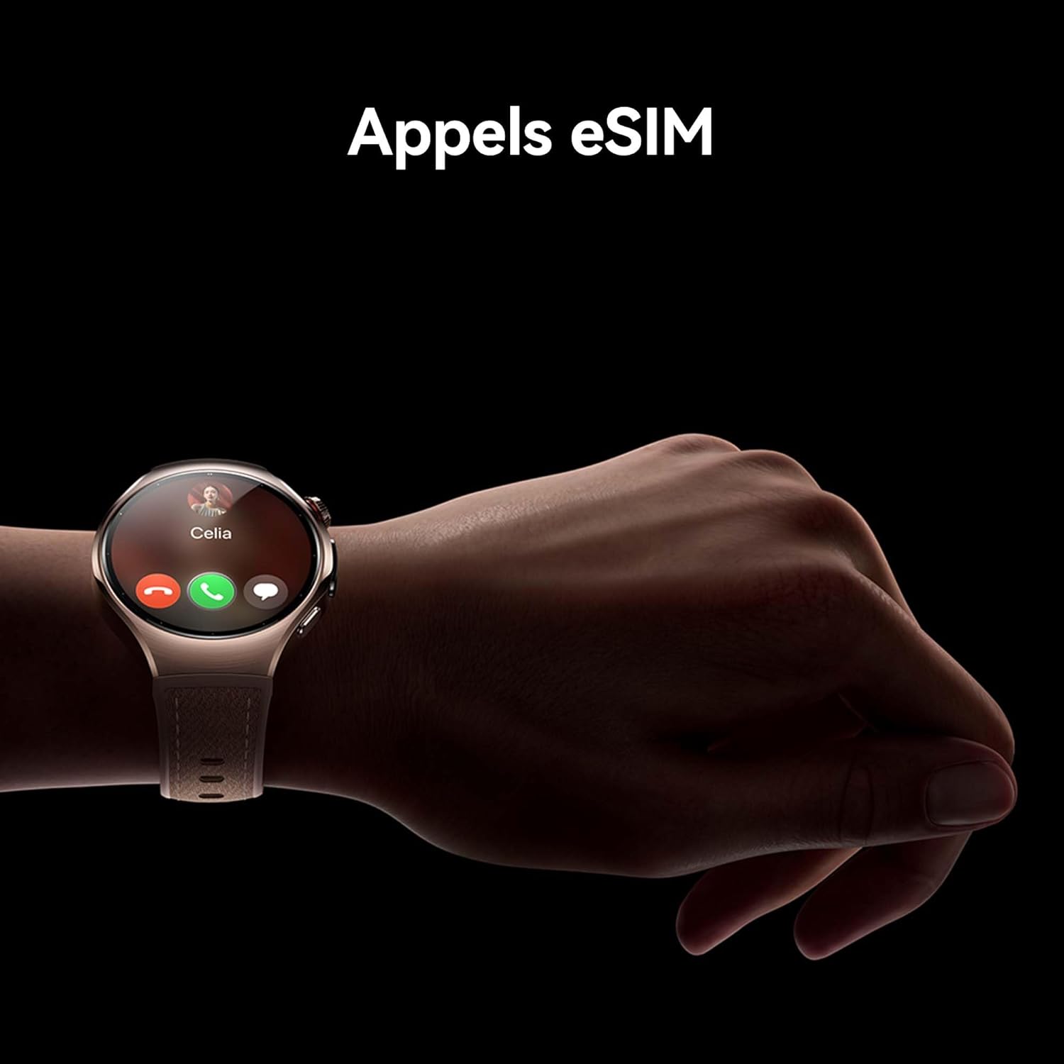 Thumbnail 4 de HUAWEI Watch 5 46 mm – montre connectée eSIM, ECG et capteur X-TAP avec Smart Gestures (noir)