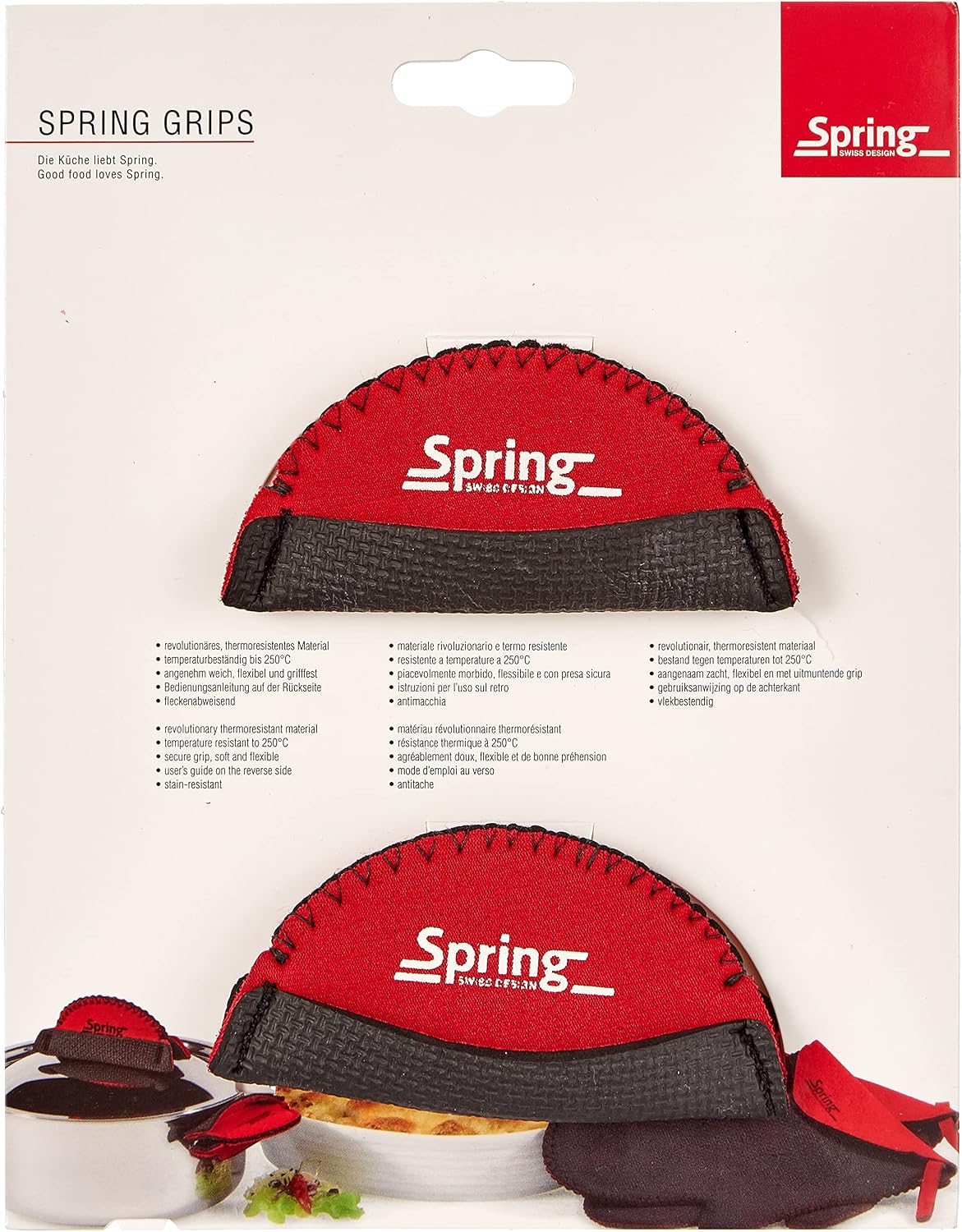 Detalle 2 de Spring 2094035602 – czerwone osłony uchwytów z neoprenu, 2 szt.