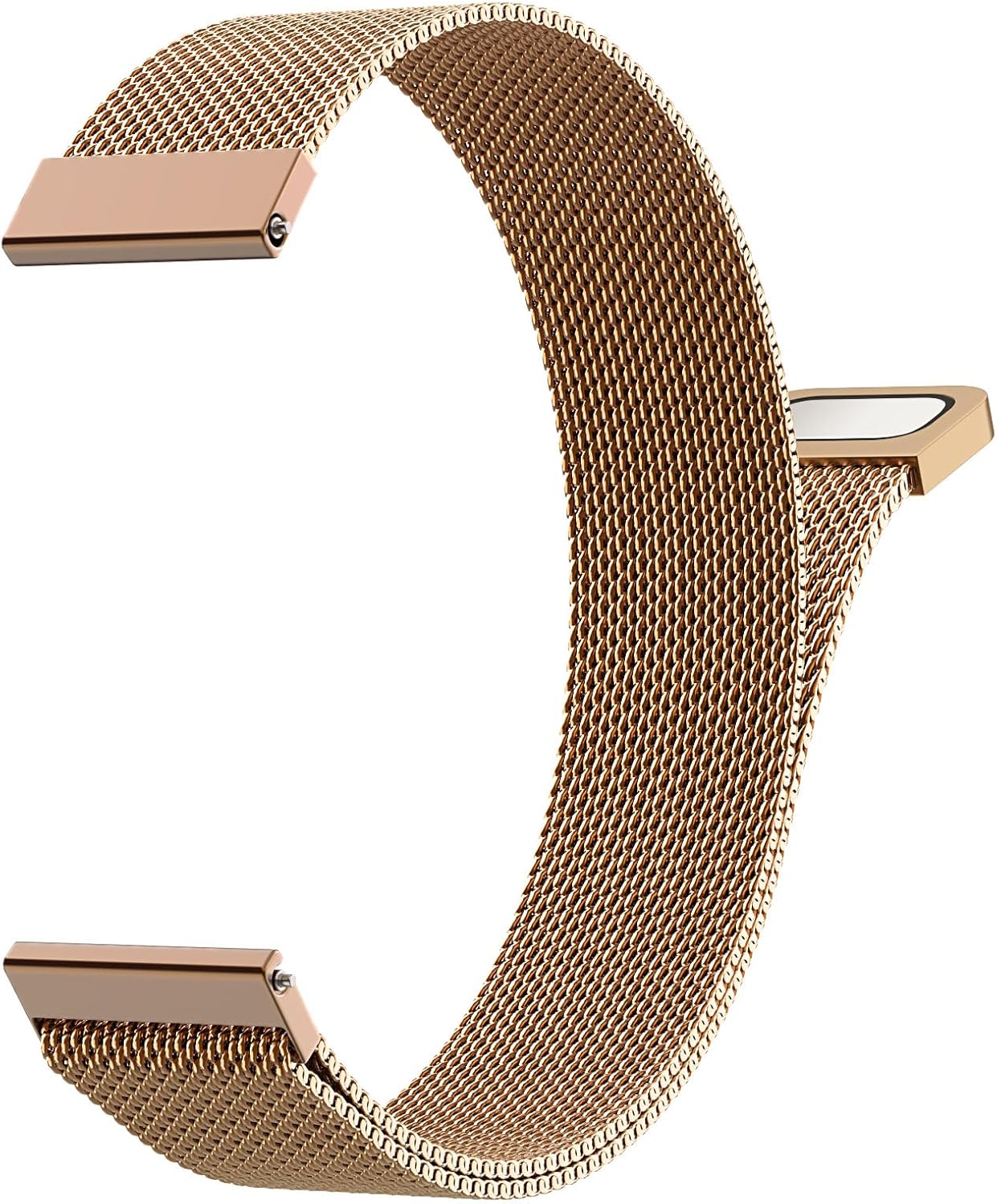 Detalle de Astorgos Stainless Steel Mesh Watch Band for Garmin (18/20/22mm) – Quick Release
