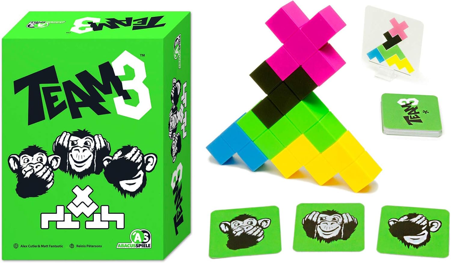 Thumbnail 2 de TEAM3 grün : un jeu d’équipe familial pour construire ensemble dans le chaos