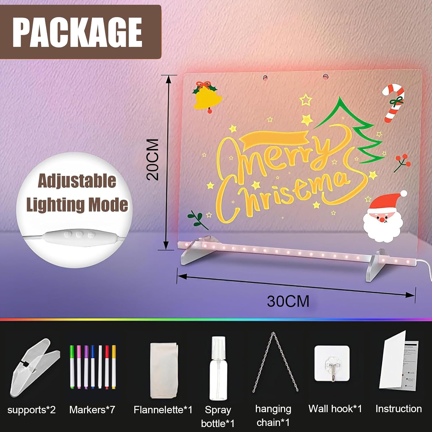 Detalle 2 de LED Note Drawing Board for Children